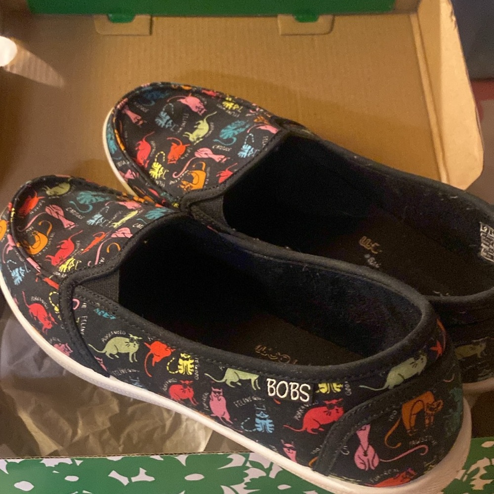 Bobs Catitude slip ons